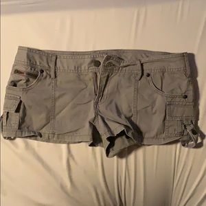 Gray jean shorts